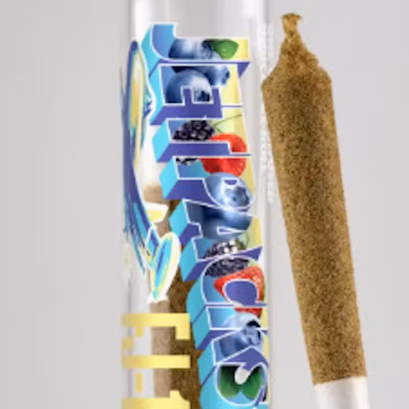 Photograph of product: Jetpacks | FJ-1 | Blueberry Kush | 1g Infused PreRoll
