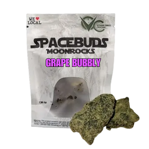 Photograph of Product: Veterans Choice Creations | Spacebud Moonrocks Grape Bubbly - 4g