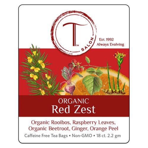 Photograph of product: T Salon | Red Zest | Decaffeinated Tea Bags (4 Bags)