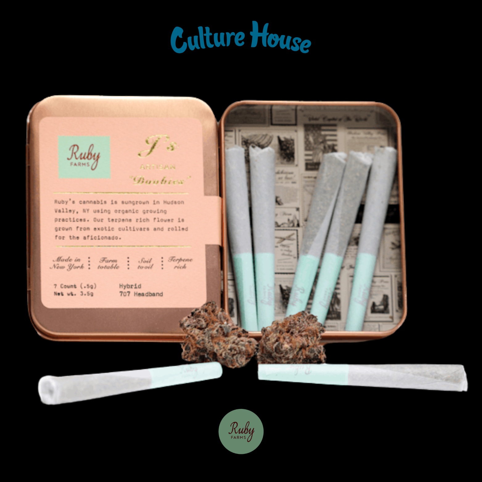 Photograph of product: Ruby Farms | 707 Headband P. Roll 7PK
