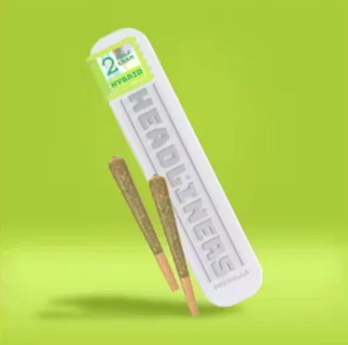 Photograph of product: Ethos Headliners - Pre-Roll 1g (2 x - Garlic Juice