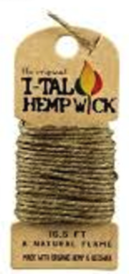Photograph of product: I-TAL ROLLED HEMP WICK LARGE