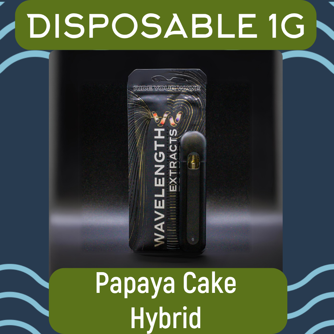 Photograph of product: Wavelength | 1g | Papaya Cake | Disposable