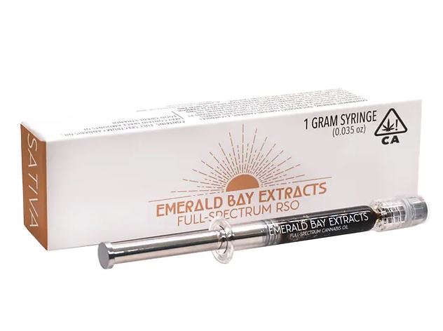 Photograph of product: Emerald Bay Extracts | Blue Dream RSO Syringe | 1g