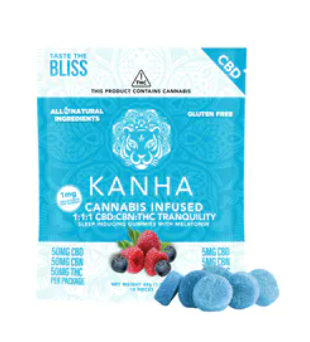 Photograph of product: Tranquility 1:1:1 CBD/THC/CBN - 10ct - 50mg