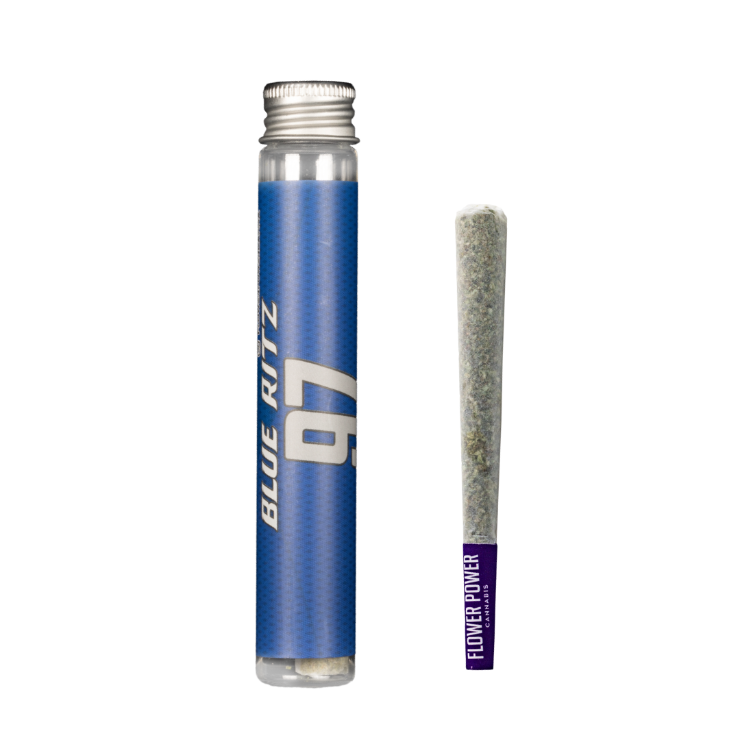 Photograph of product: Flower Power | Blue Ritz Pre-Roll | 1g