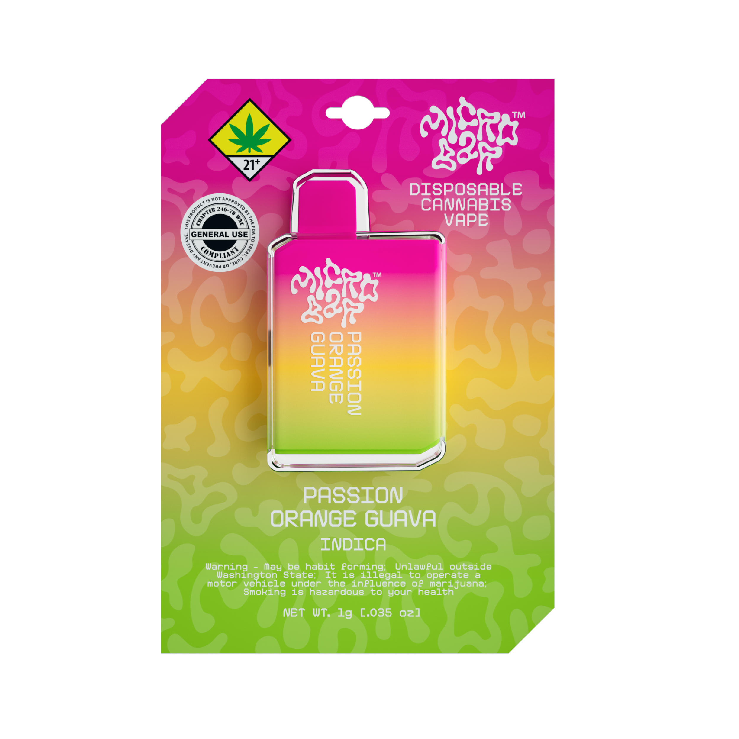 Photograph of product: Passion Orange Guava Disposable Vape