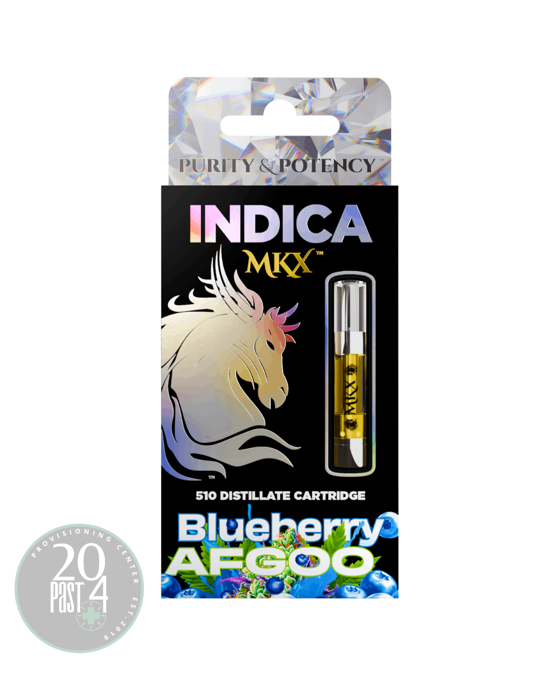 Photograph of Product: Blueberry Afgoo Distillate Cartridge | 1g