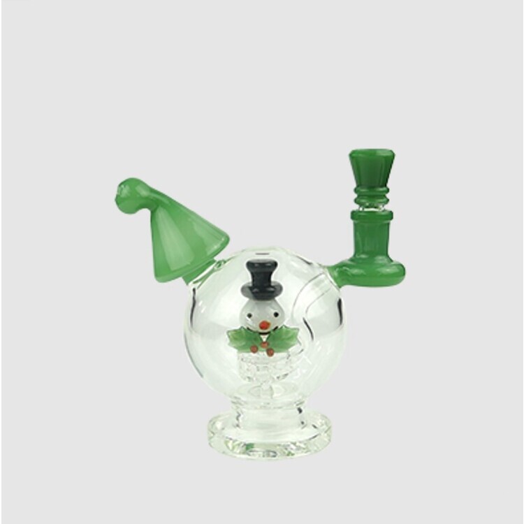 Photograph of product: Bong - 5" Frosty Snowglobe Hanger Bong with Bowl