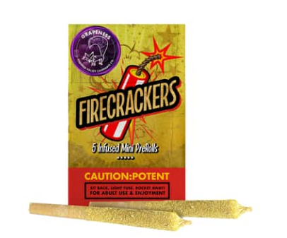 Photograph of product: Firecrackers - Grapeness | 1G Infused Pre Rolll (TAX INCLUDED)