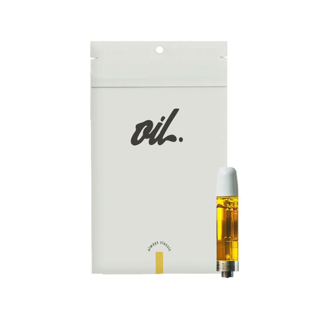 Photograph of product: Oil | 1g Cartridge | Purple Punch (Oui'd)