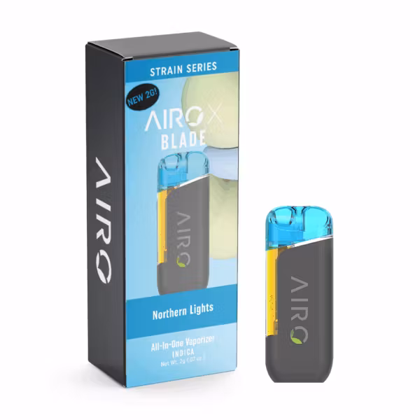 Photograph of product: Airo l Northern Lights Distillate Vape Pen (Disposable) l 2g