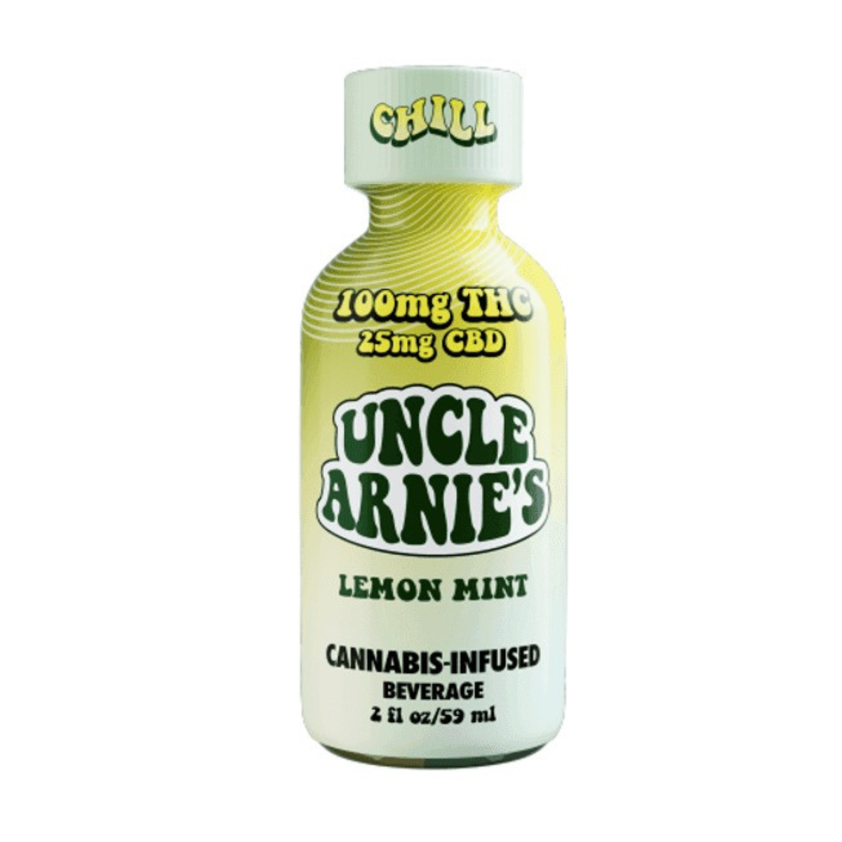 Photograph of product: UNCLE ARNIE'S | 2OZ | LEMON MINT | 4:1 TH-oui/CBD | 100MG