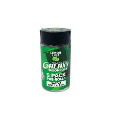 Photograph of product: Galaxy Moonrock Preroll Lemon Lime 5pk