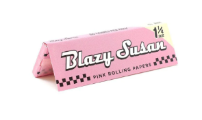 Photograph of product: Blazy Susan | Rolling Papers | Pink 1.25" | 1pk