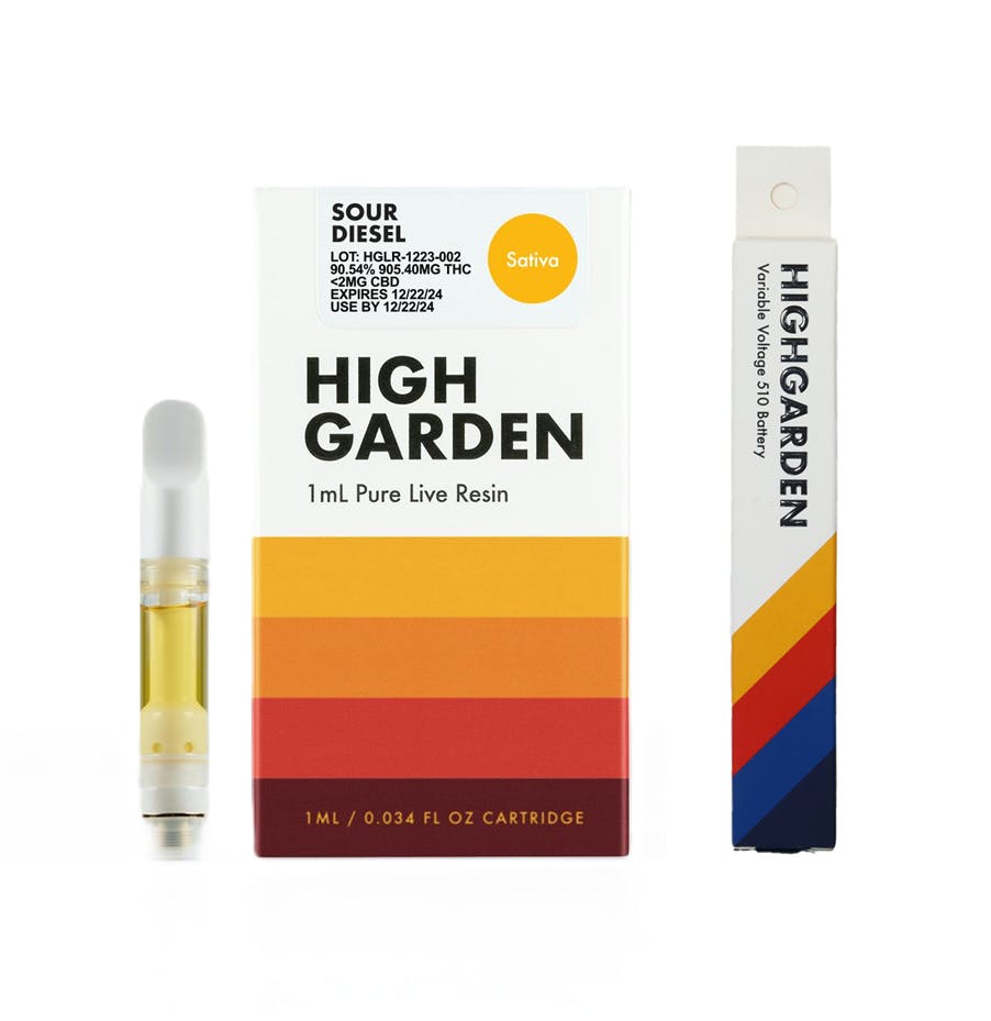 Photograph of Product: Sour Diesel | Live Resin Cart | 1ml
