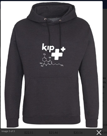 Photograph of product: Pullover Hoodie | Kip Branded w/TH-oui Molecule | M-XXXL | Assorted Colors