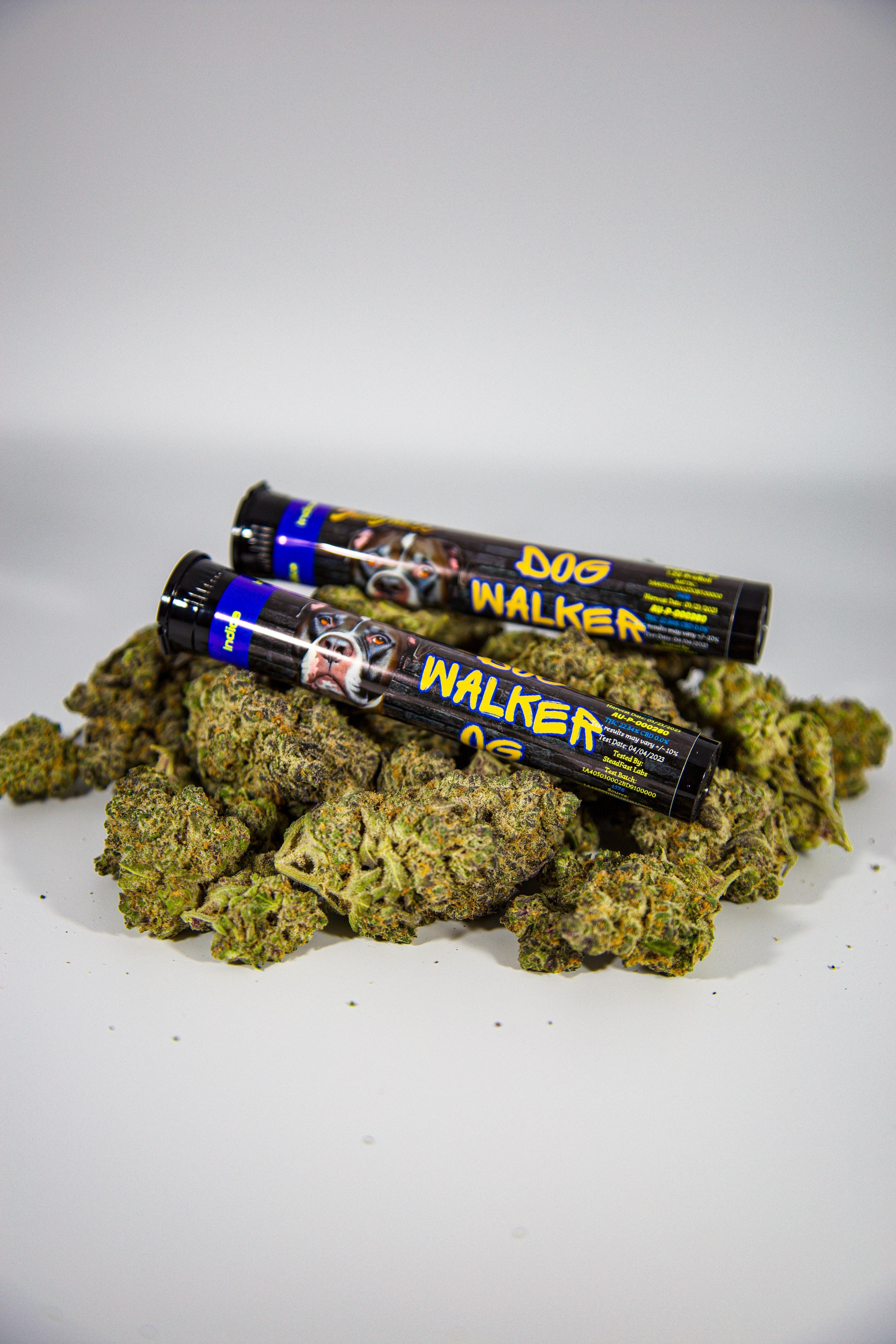 Photograph of product: Dogwalker Og 1.2G Pre-Roll - SHATTER HOUSE