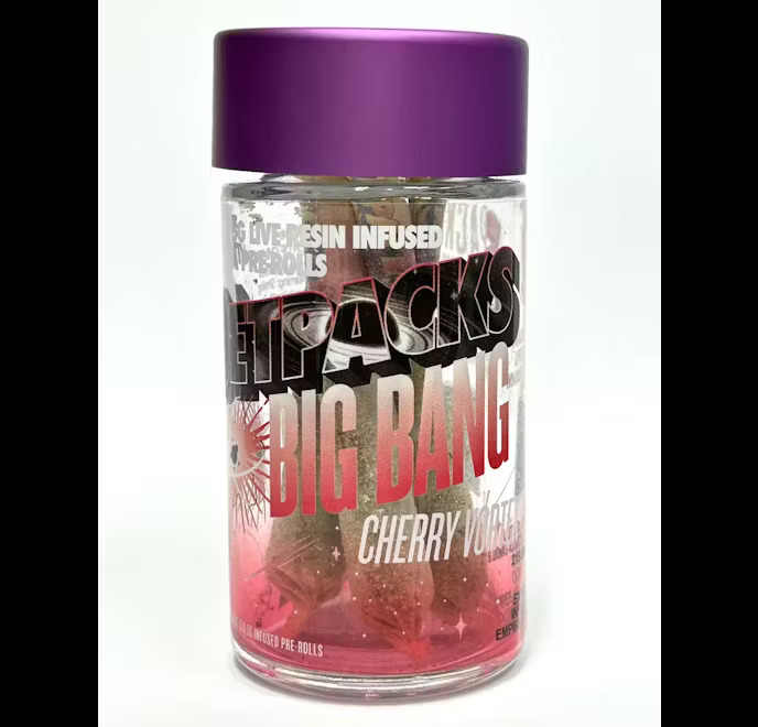 Photograph of product: Jetpacks - Cherry Vortex - 5pk Pre rolls