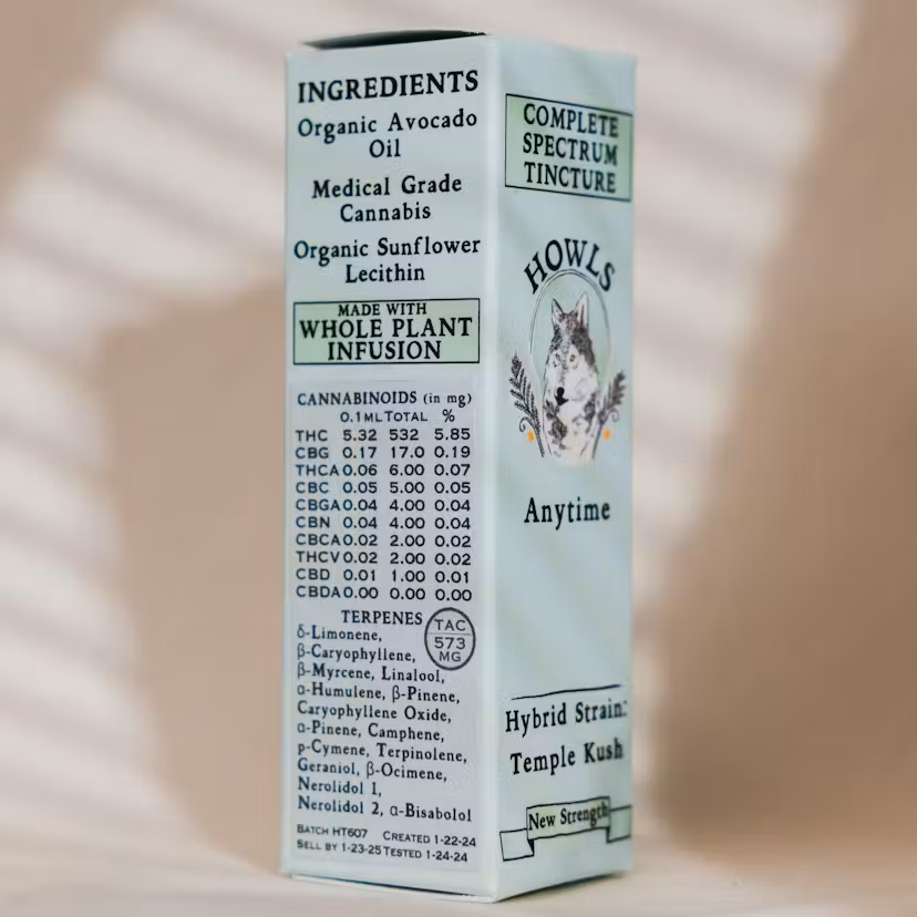 Photograph of product: Anytime - Whole Plant Tincture
