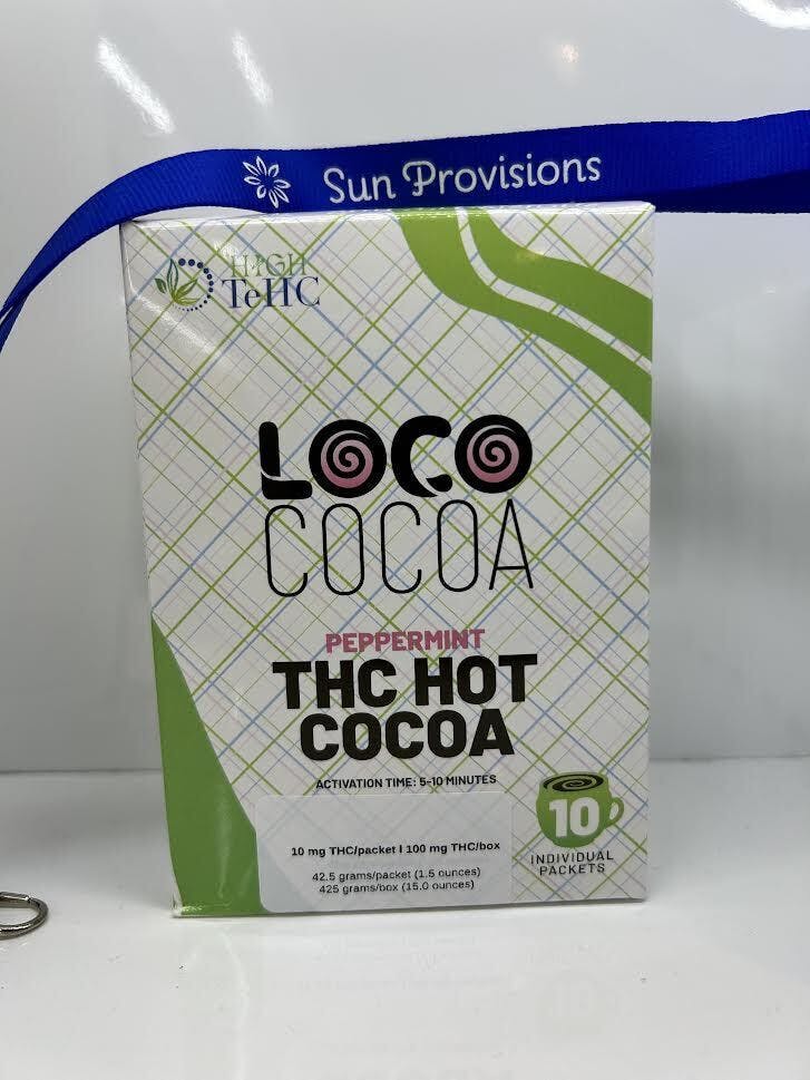 Photograph of product: Loco Cocoa- Peppermint TH-oui Hot Cocoa 10pk