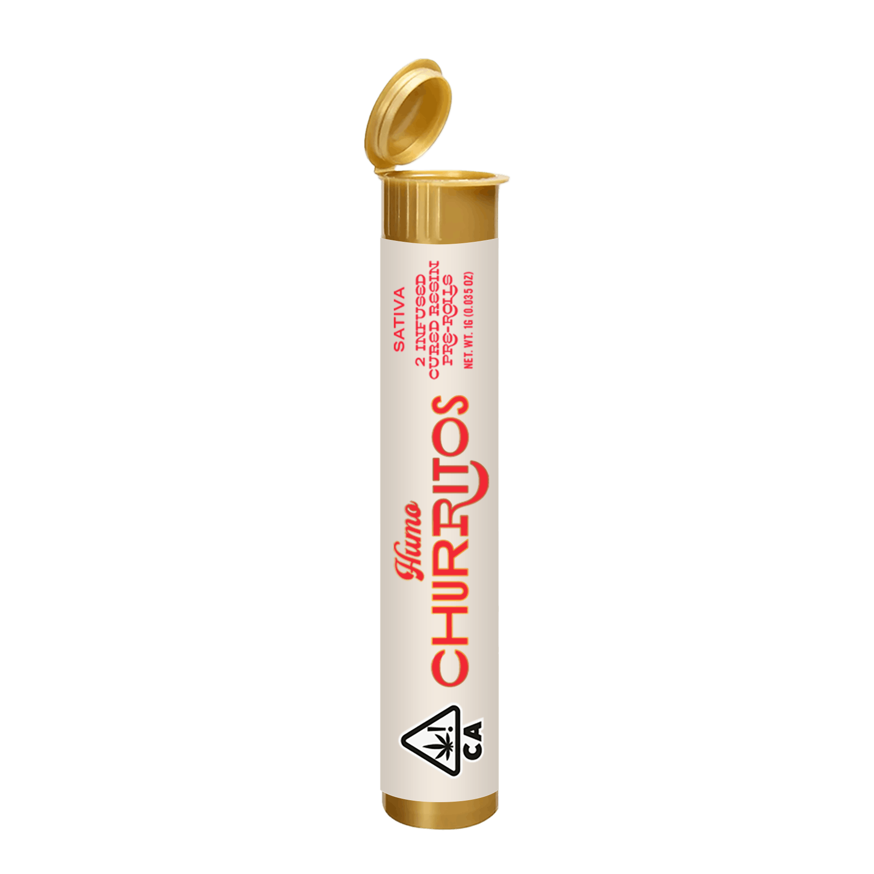 Photograph of product: Churritos | Mazapan | Resin-Infused Pre Roll 2pk (1g total)