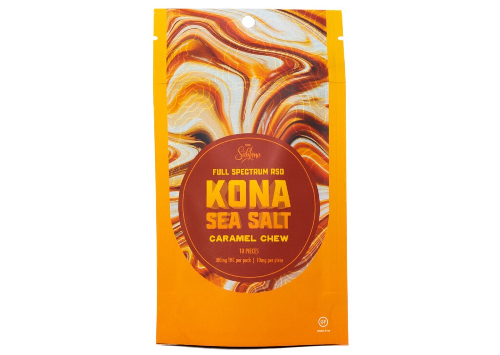 Photograph of product: Sublime - Salted Caramel Chews - 100mg