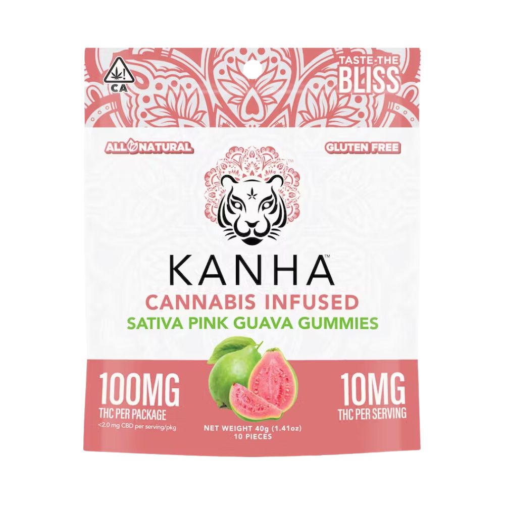 Photograph of product: SATIVA PINK GUAVA 100MG - KANHA