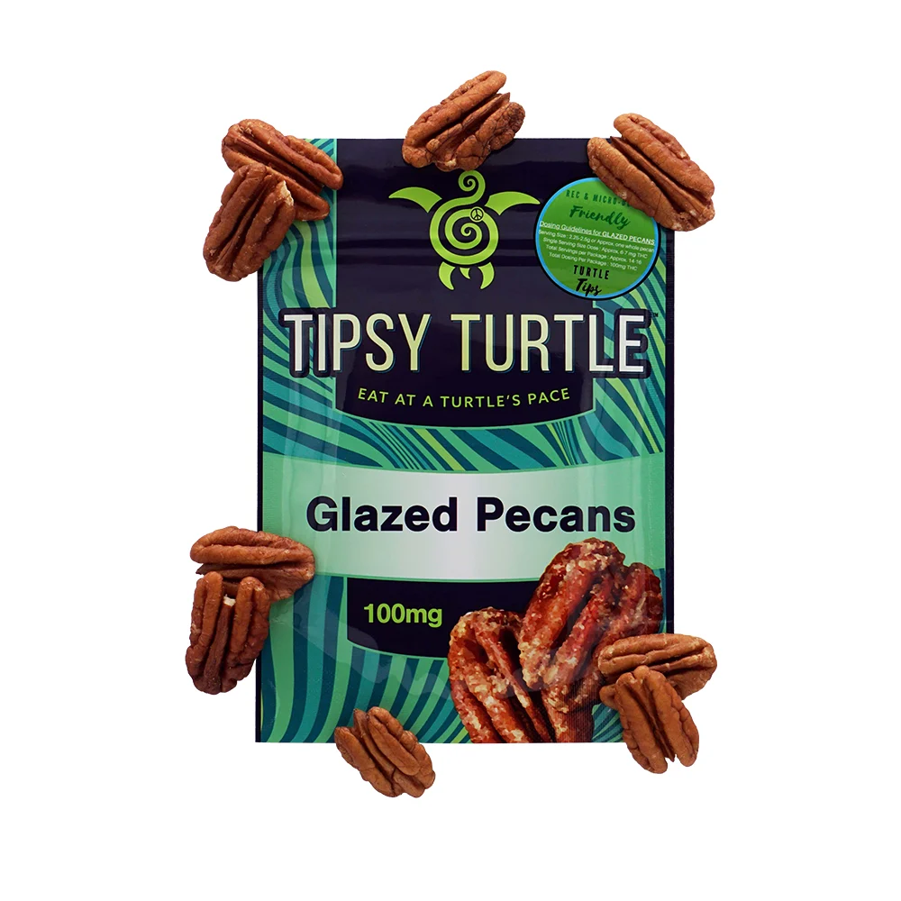Photograph of product: Tipsy Turtle - Glazed Pecans - 100mg