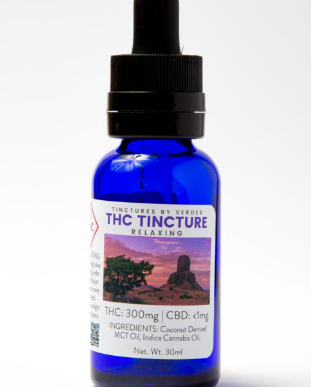 Photograph of product: Verdes Tincture Relaxing 100mg TH-oui