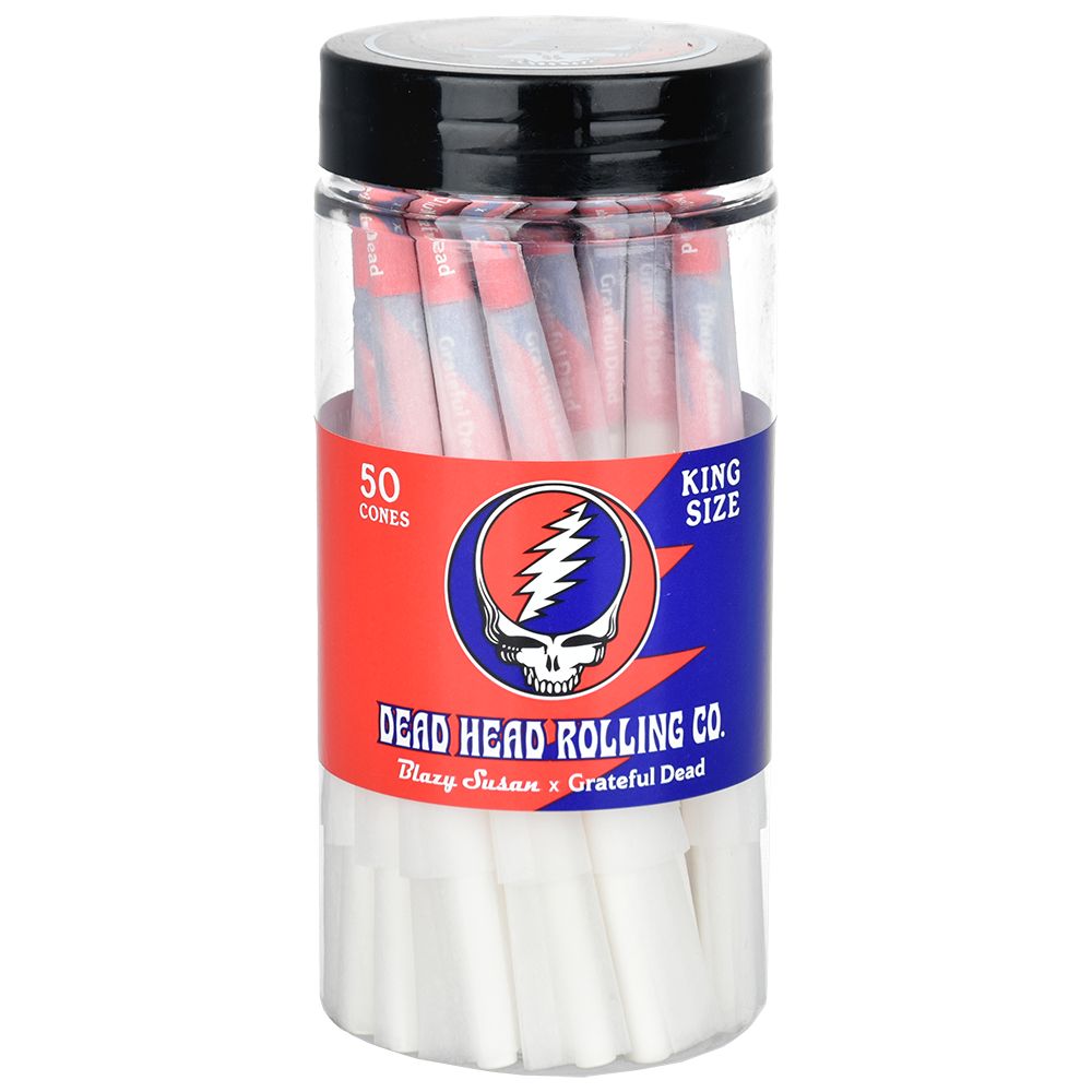 Photograph of product: Blazy Susan x Grateful Dead King Sized Cones - 50ct Jar