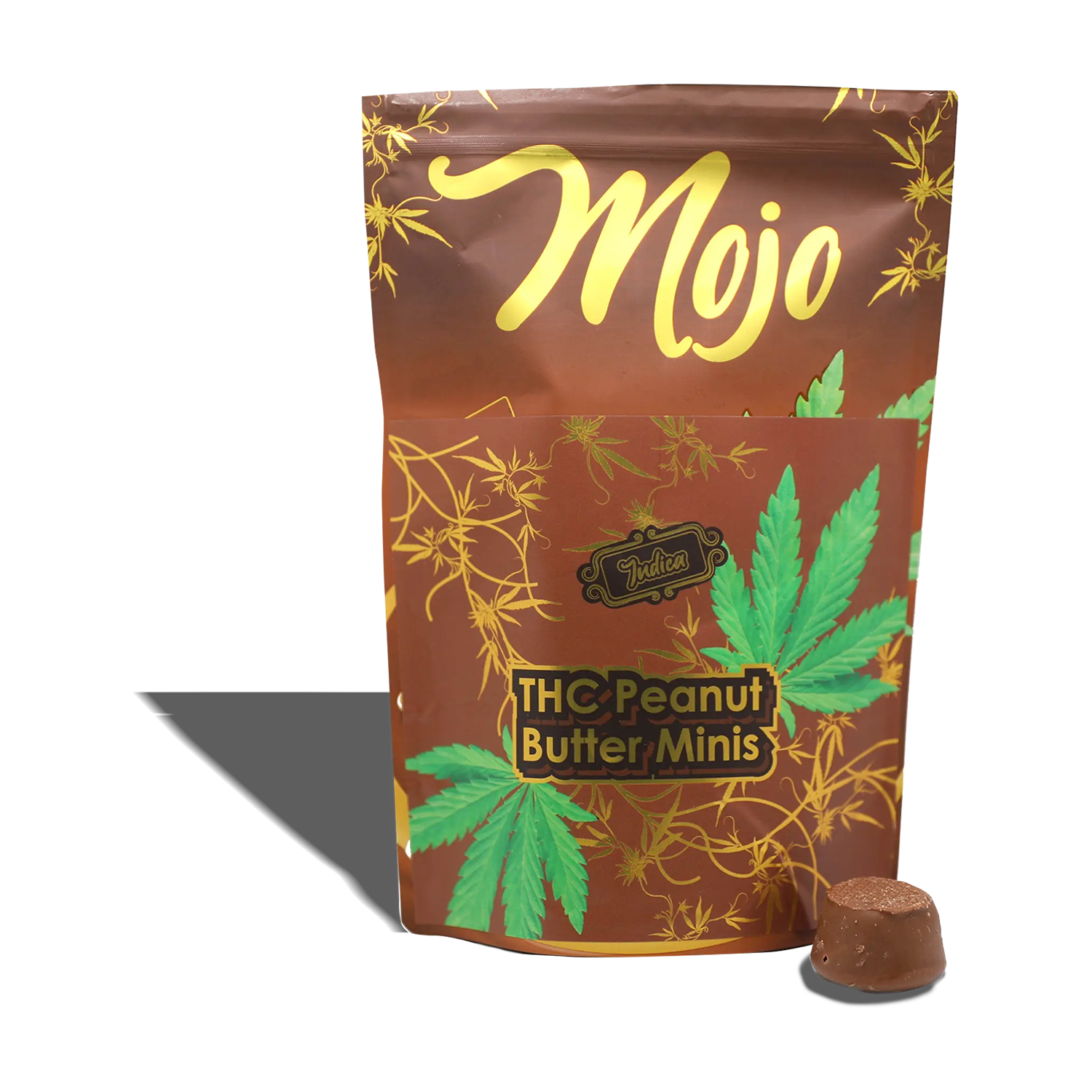 Photograph of product: Mojo | Peanut Butter Minis | 200mg Bites | REC