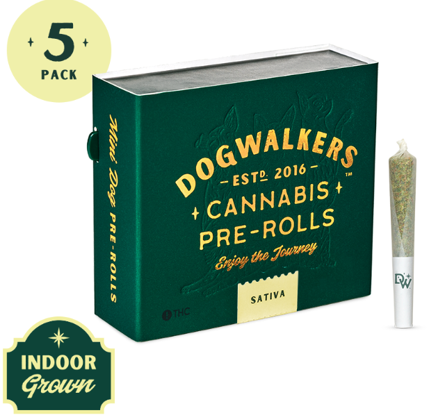 Photograph of product: Dogwalkers - Durban Z 5pk Prerolls | 0.35g