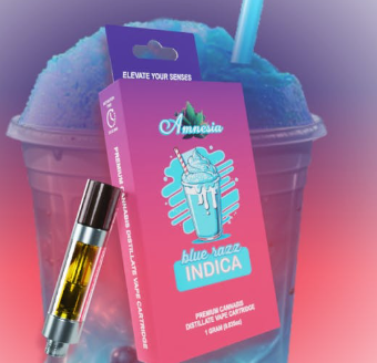 Photograph of product: Amnesia- Blue Razz Cart