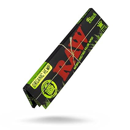 Photograph of product: Raw Black Organic Hemp King Size Papers