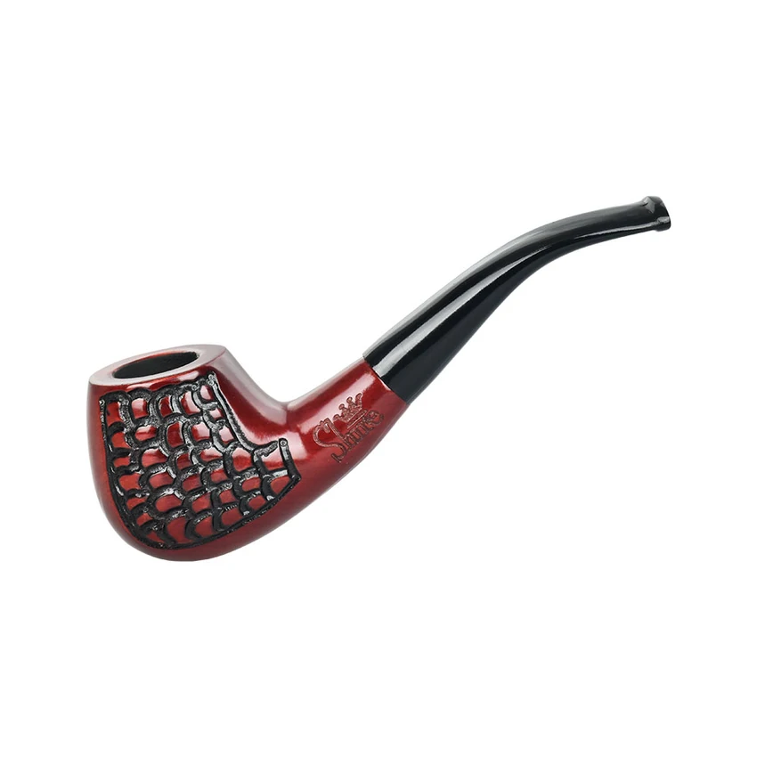 Photograph of product: Accessories - Shire Pipes - The True Scotsman - Engraved Bent Brandy Smoking Pipe 5.5"