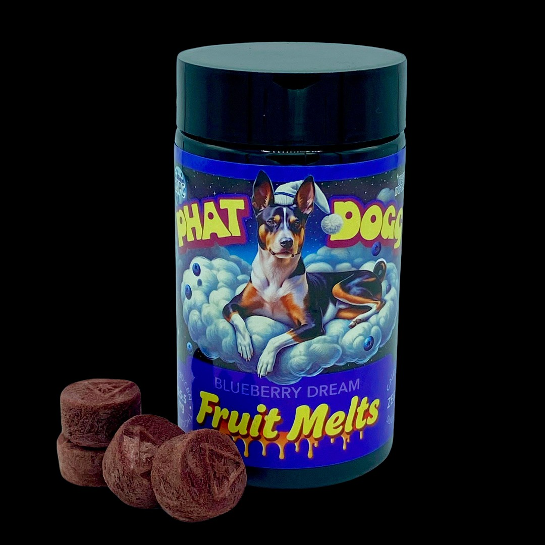 Photograph of product: Blueberry Dream - Rosin infused fruit melts - 5mg/piece 20-pack