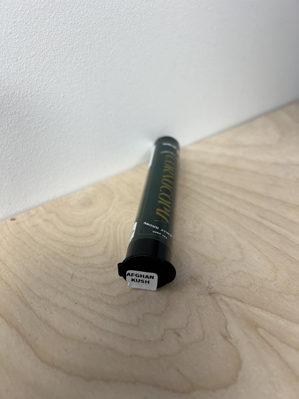 Photograph of product: Cornucopia - Afghan Kush - Pre-Roll Hybrid ( 15% )