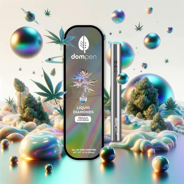 Photograph of product: Cherry Gas - Liquid Diamonds - 1G Disposable - 