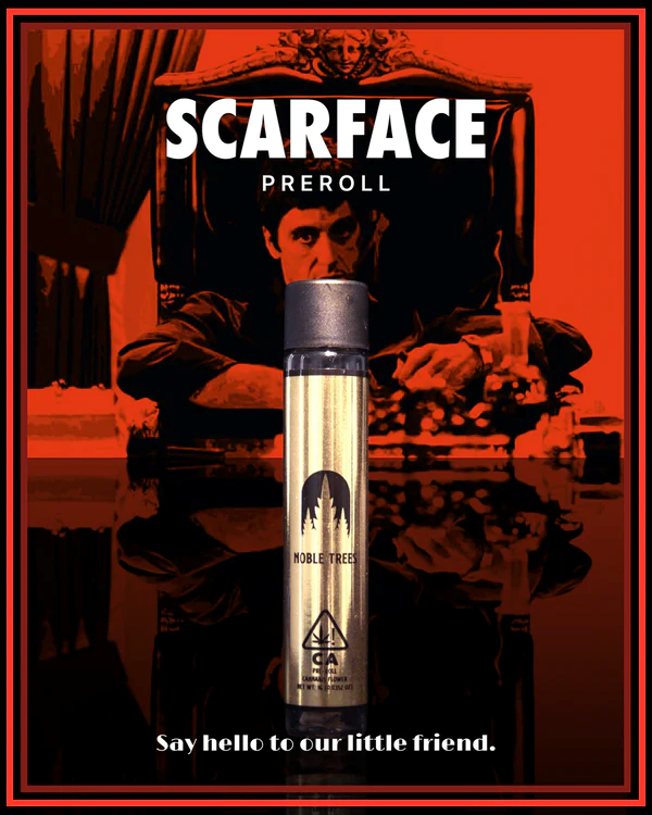 Photograph of product: SCARFACE - PRE-ROLL - 1G