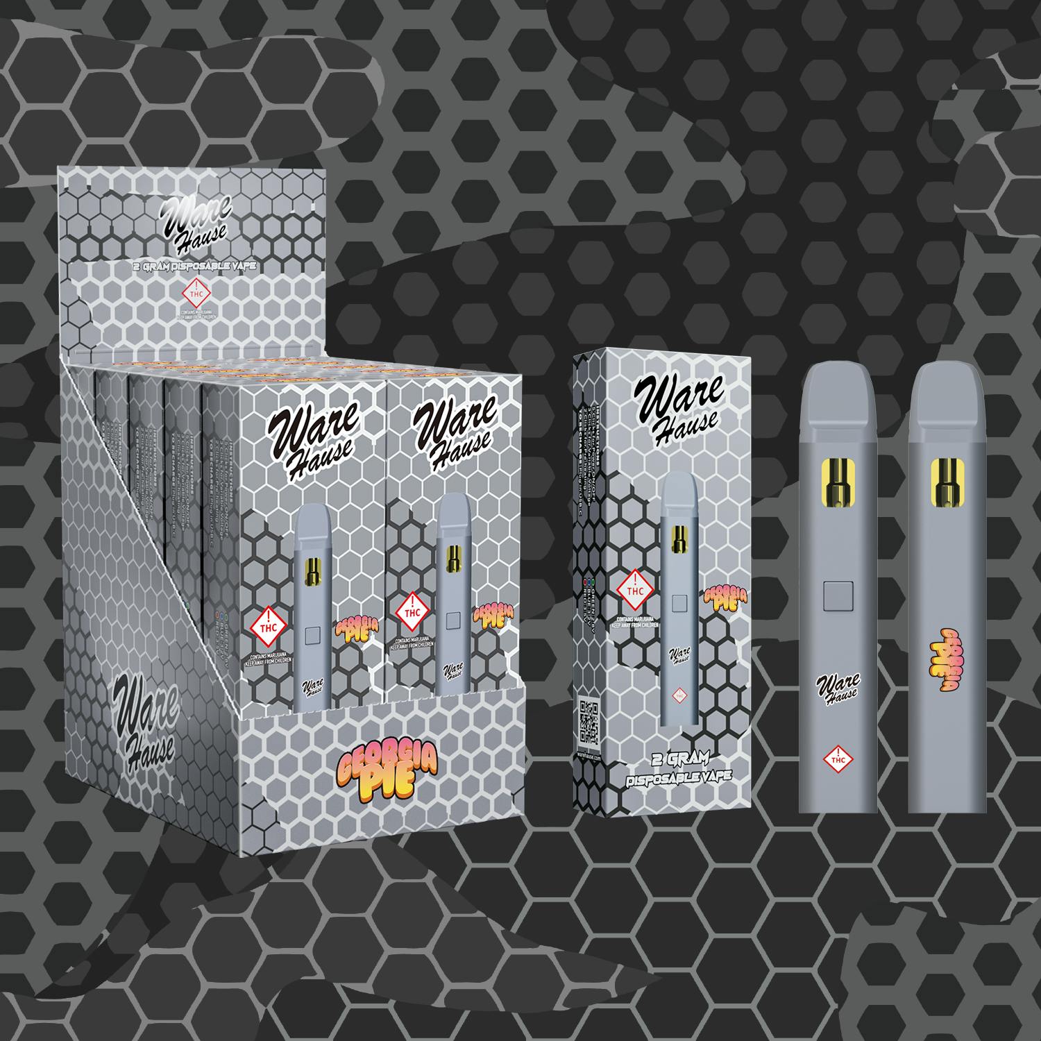 Photograph of product: Ware Hause White Tartz Disposable Cartridge 2g