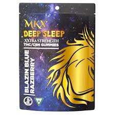 Photograph of product: MKX - Blue Razz - Deep Sleep Gummies - 200m