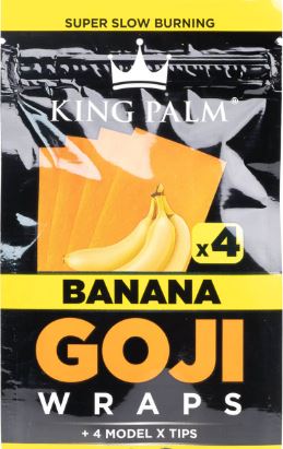 Photograph of product: Goji Wraps Banana 4pk