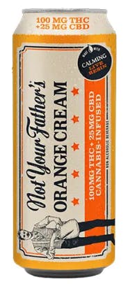 Photograph of product: Not Your Father's Live Resin Orange Cream 100mg TH-oui : 25mg CBD Can - Retail