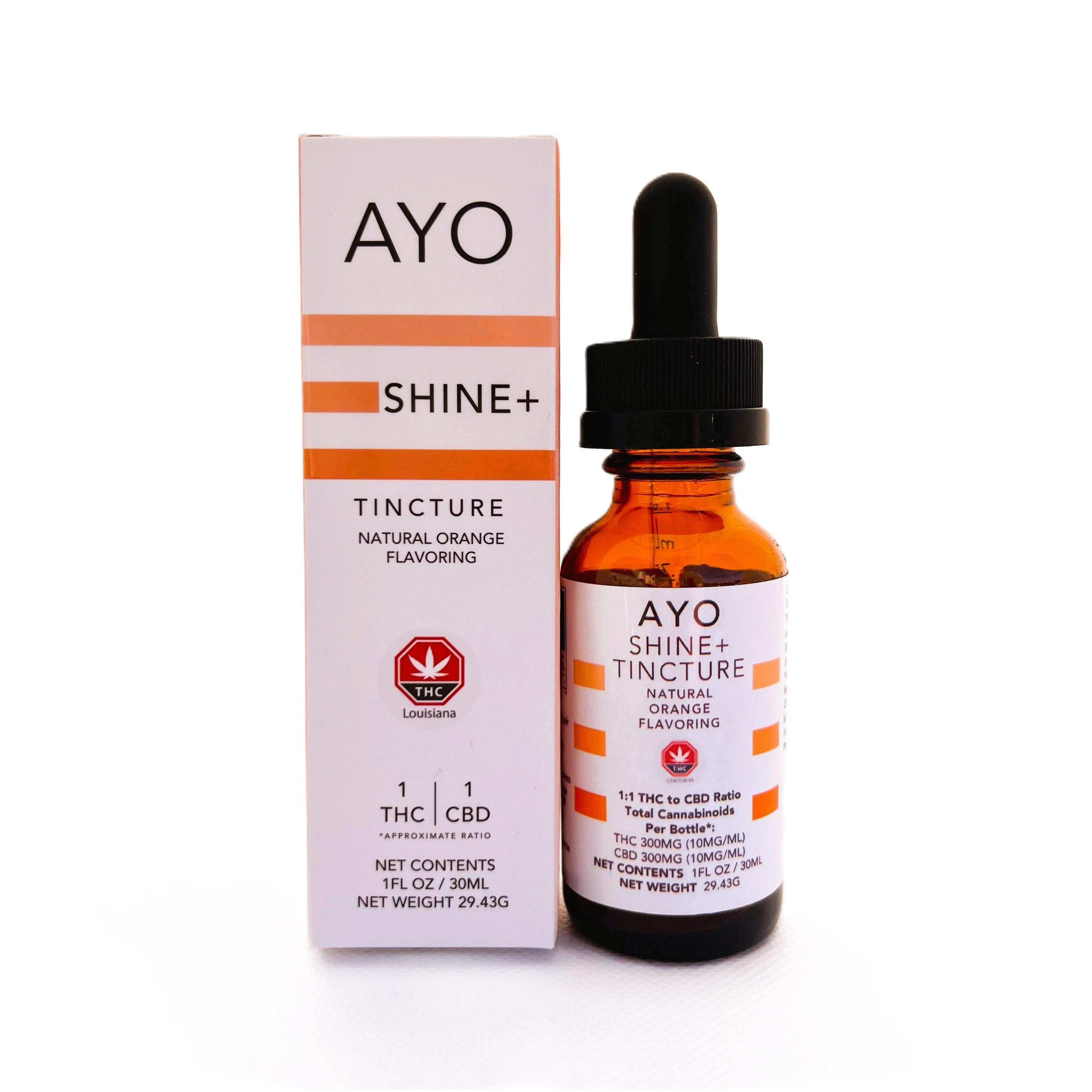 Photograph of product: Balanced SHINE+ | 1:1 TH-oui:CBD | 30ML