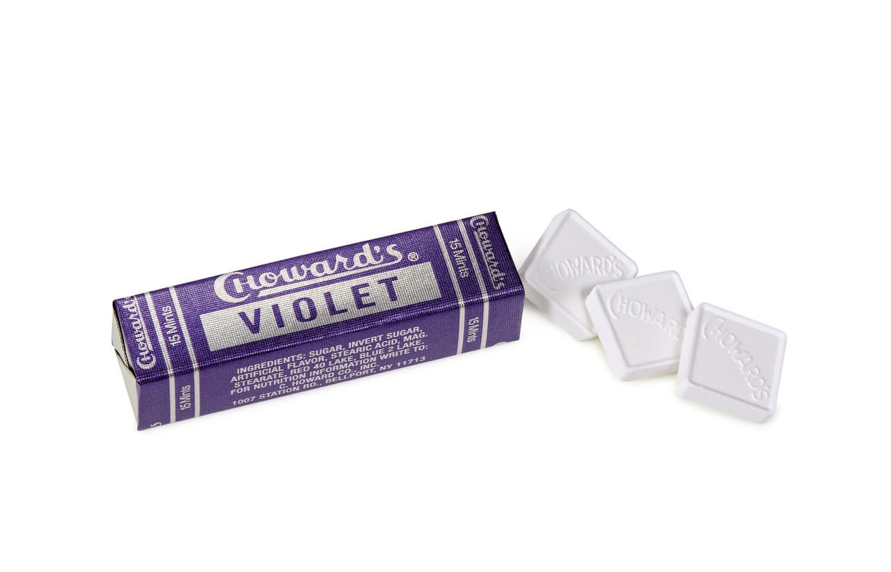 Photograph of Product: Choward's Classic Mints | Violet | 15 Mints