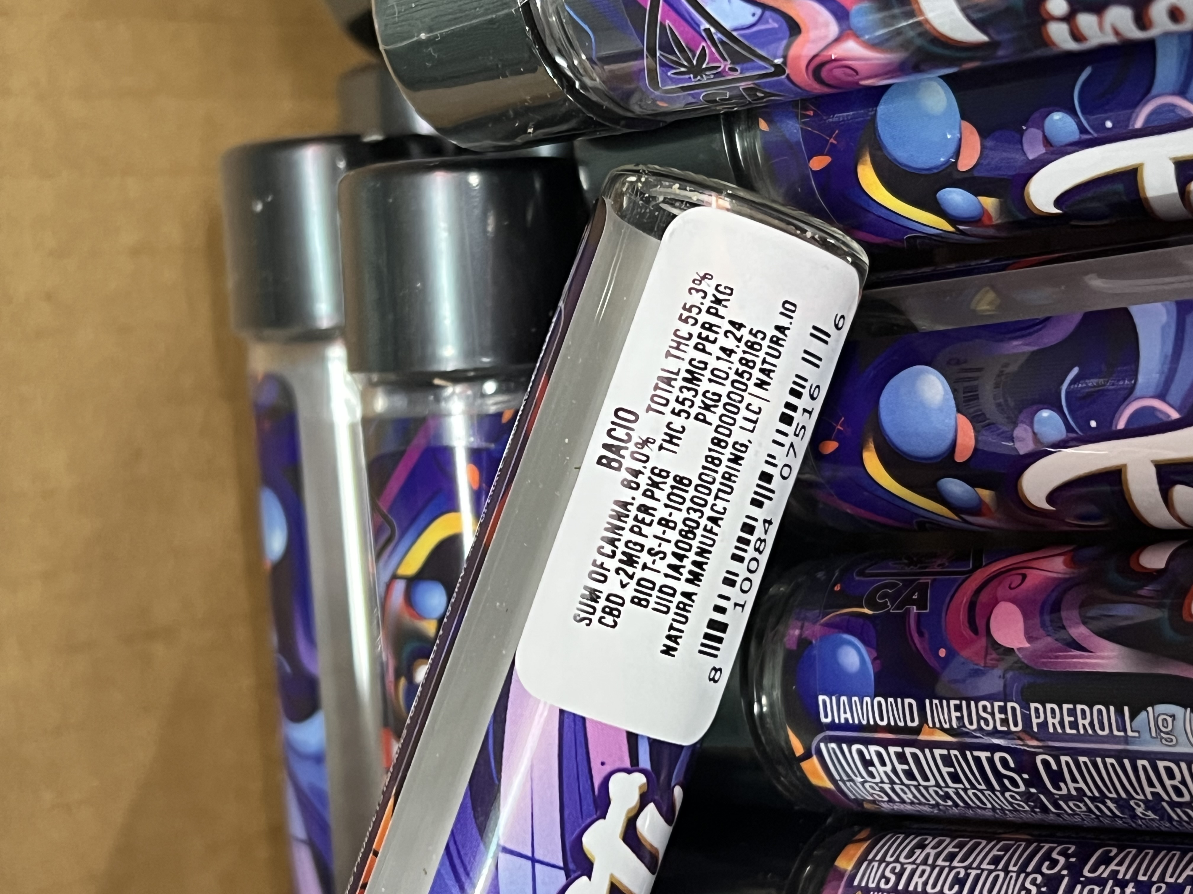 Photograph of product: Tutti -Bacio Infused Preroll 1g