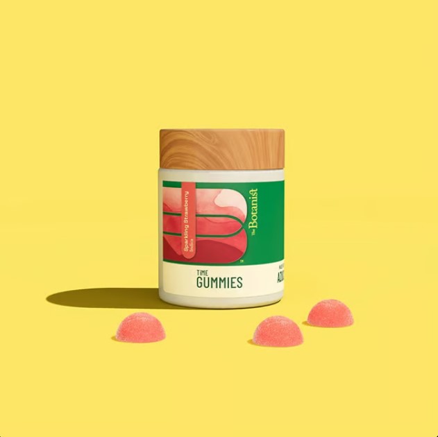 Photograph of product: The Botanist | Sparkling Strawberry 13pc | 110mg Gummies