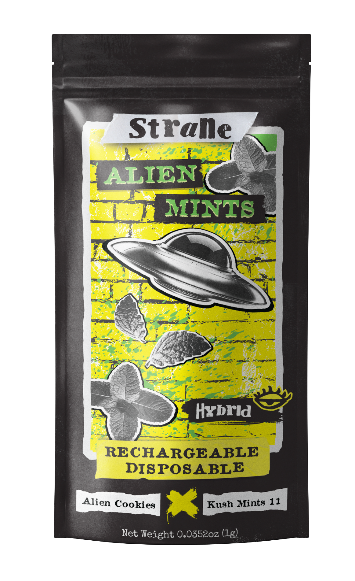 Photograph of product: Alien Mints All-in-One | Strane |
