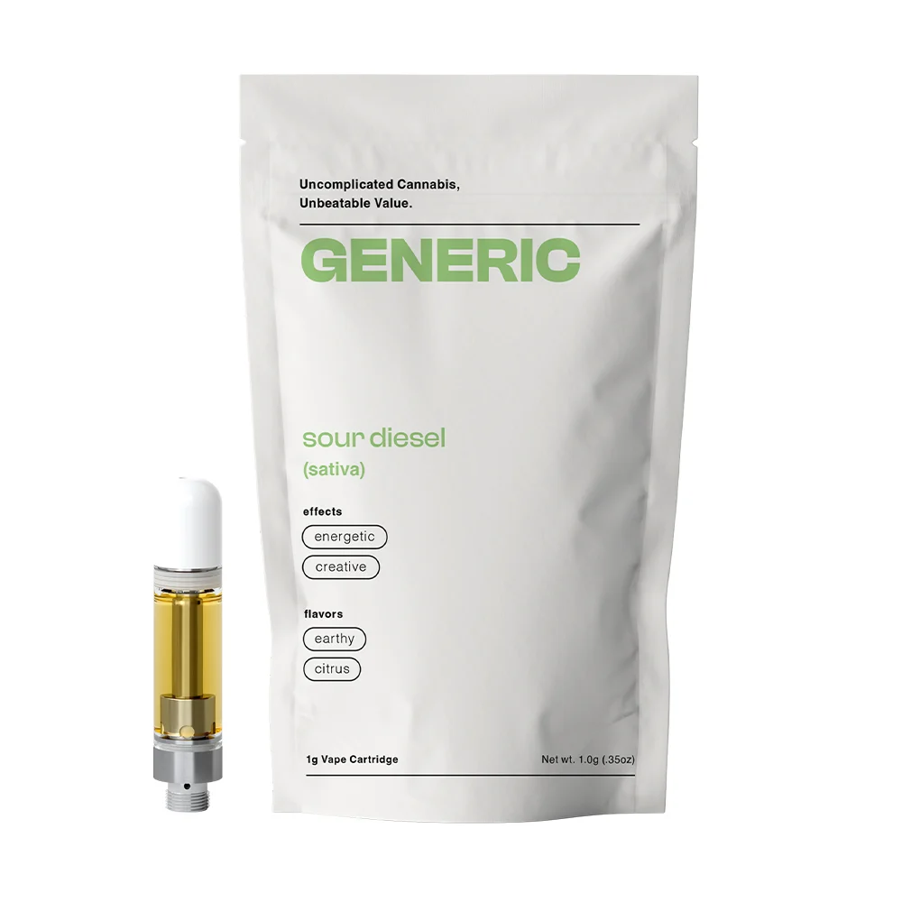 Photograph of product: Generic - Cartridge - Sour Diesel (H)